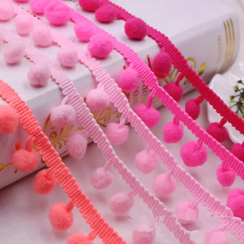 Boule de garniture Pom Pom de 4 Yards, 10 Mm,