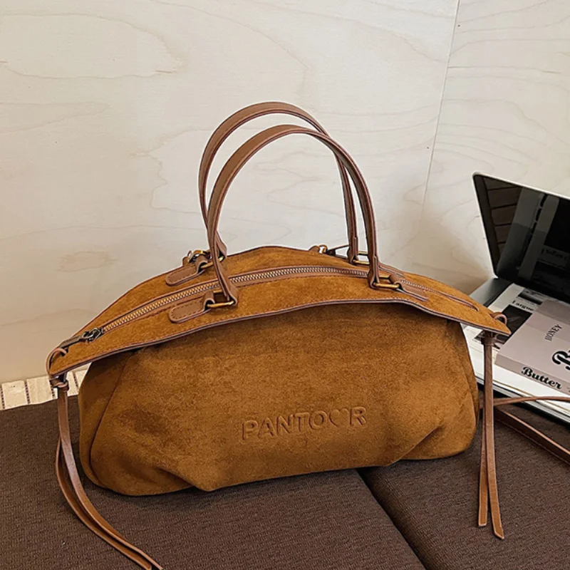 Sac de Bowling à main de marque de luxe rétro