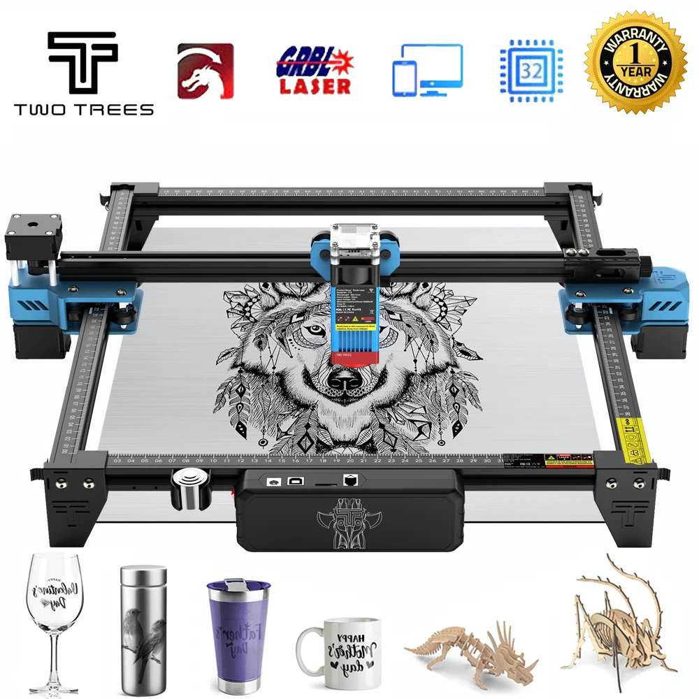 Machine de gravure Laser Twotrees TTS-55 PRO 40W TTS-10PRO 80W,