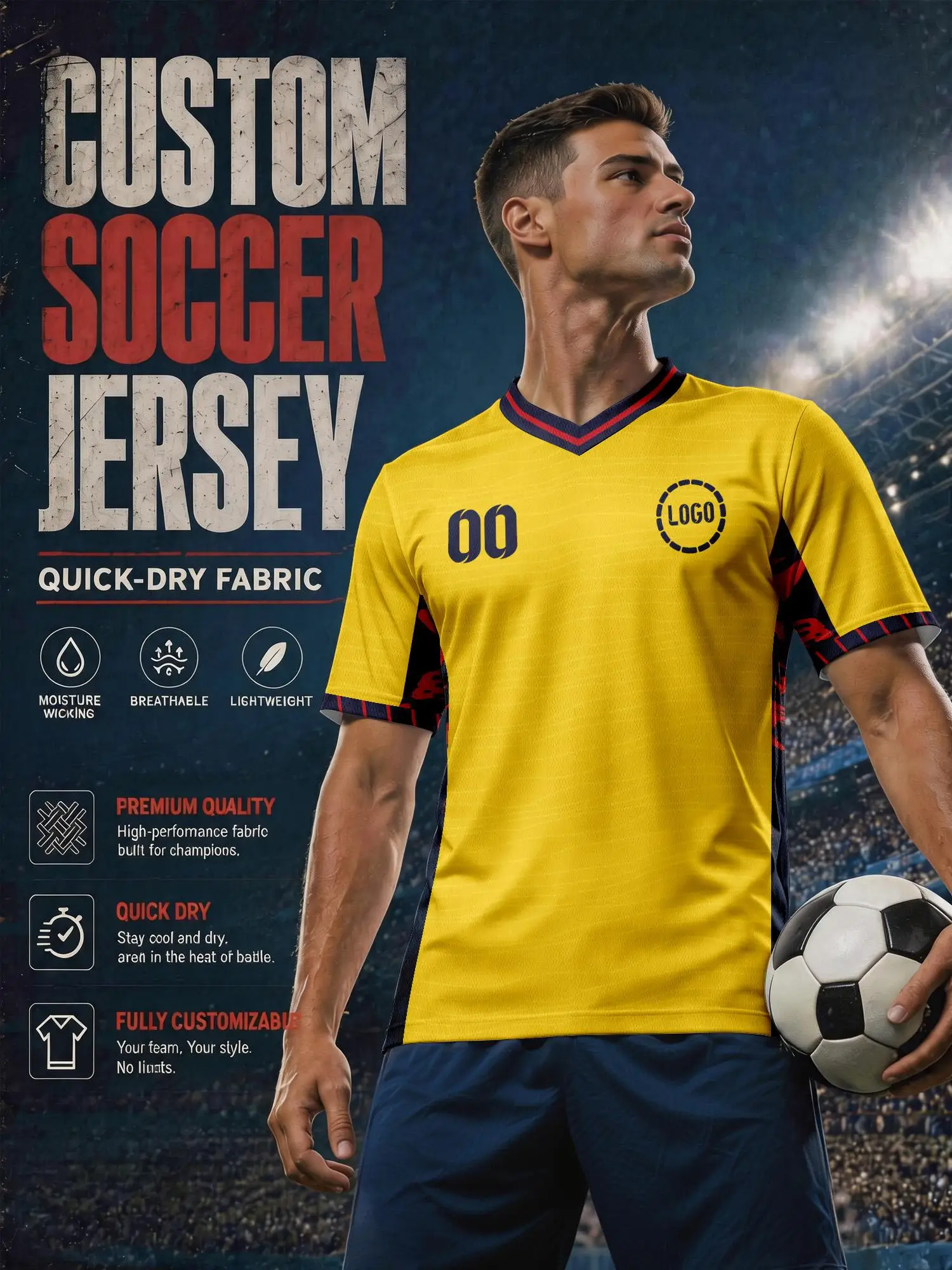 Équateur 2026 – Maillot de sport personnalisé avec nom et