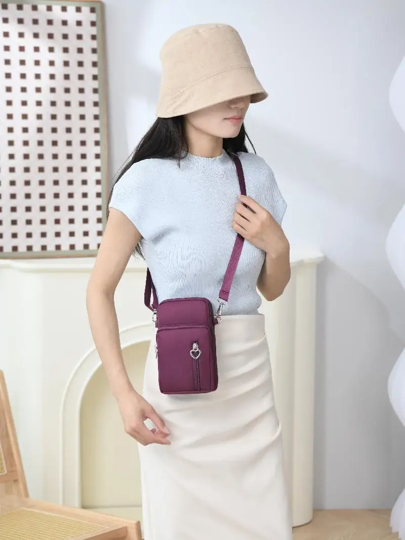 Sac à bandoulière pour femme, sac pour téléphone portable en