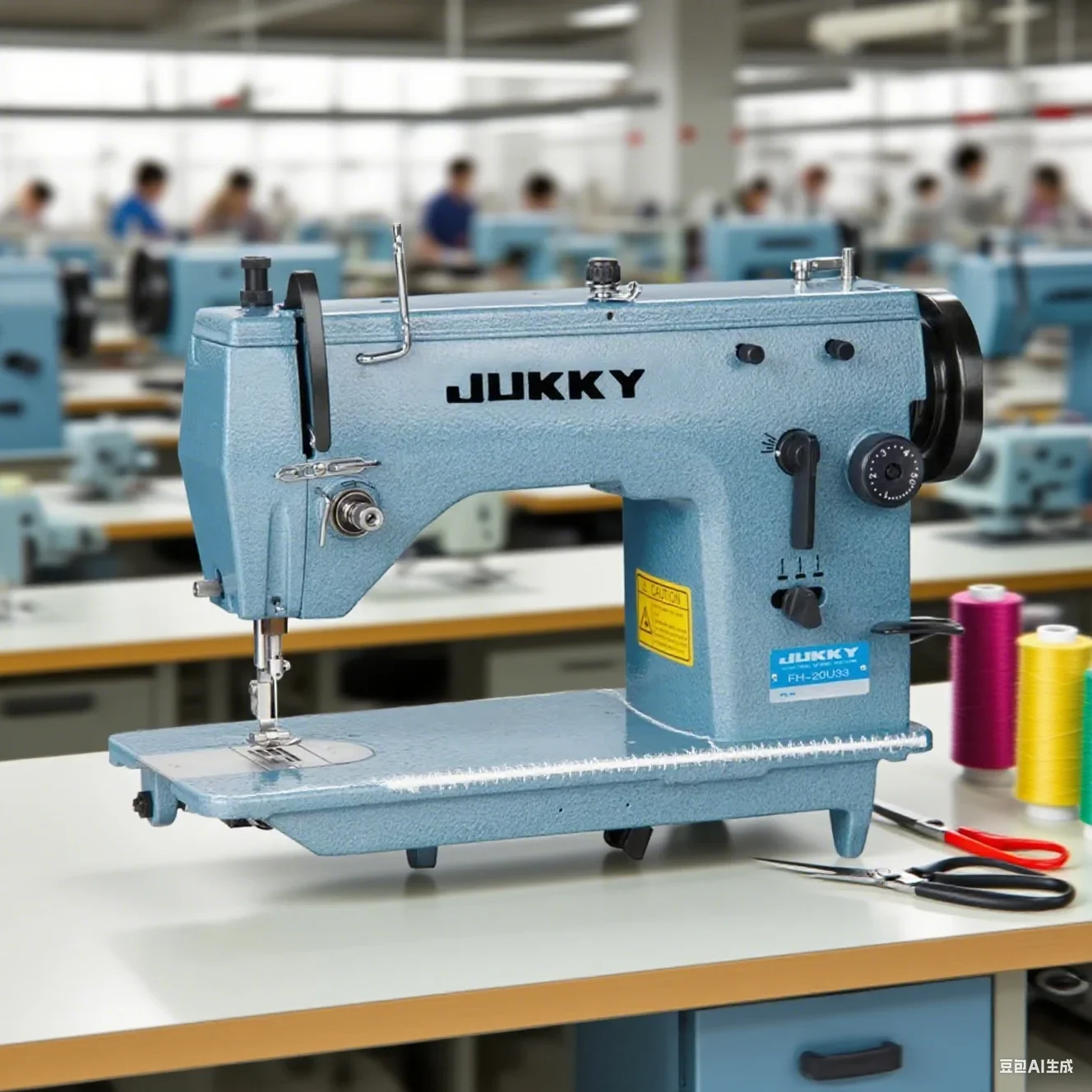Machine à coudre industrielle zigzag JUKKY JK20U33 à pied de