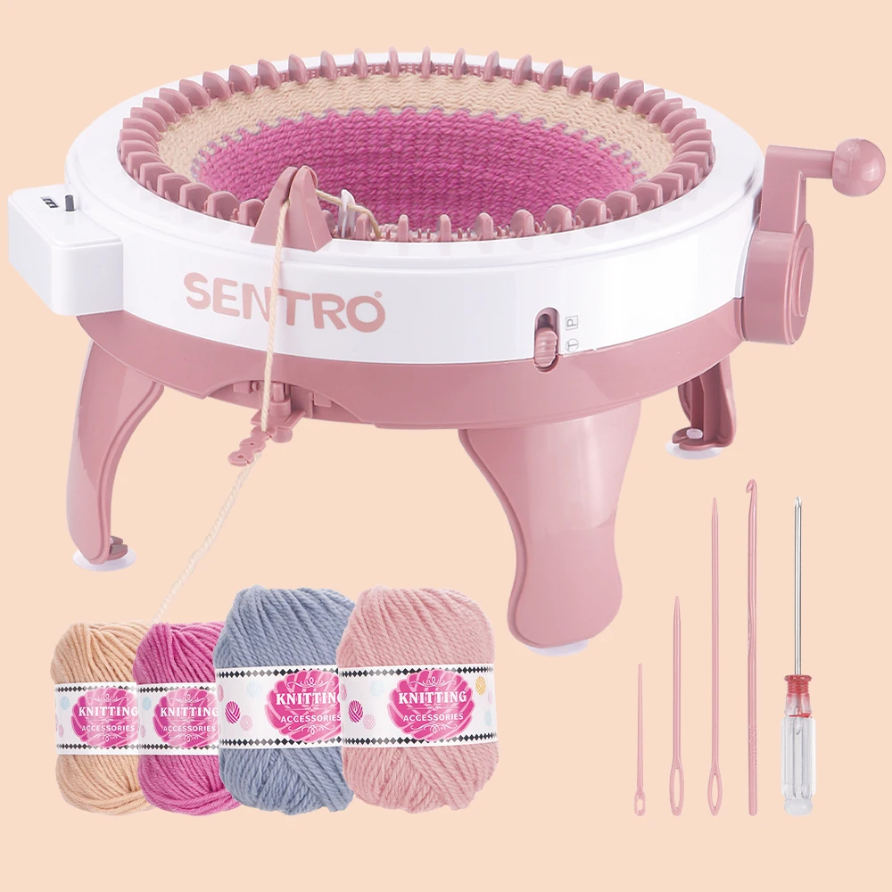 Machine à tricoter manuelle à 48 aiguilles, à manivelle, outil