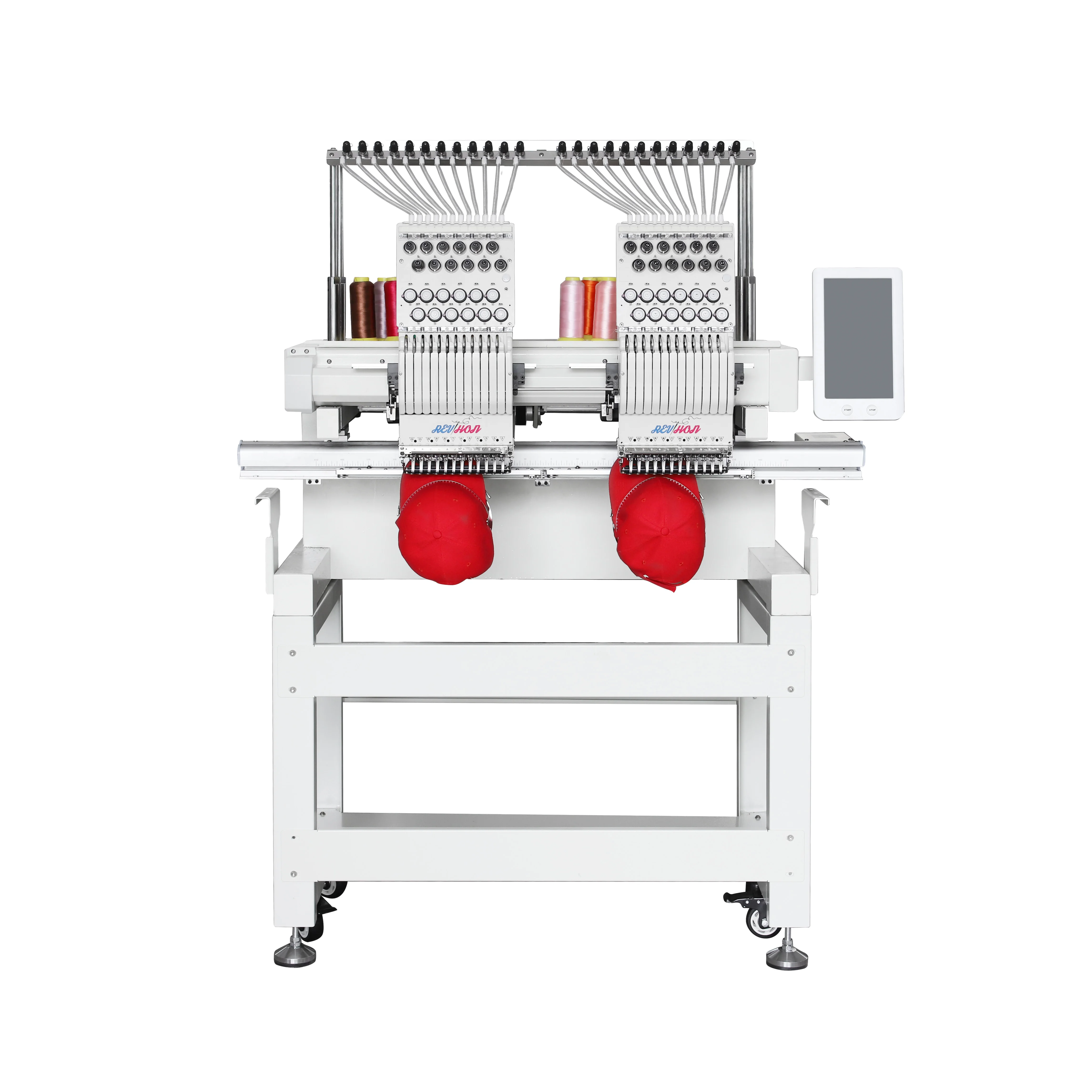 Machine à broder informatisée pour T-shirt, 2 têtes, 9 12
