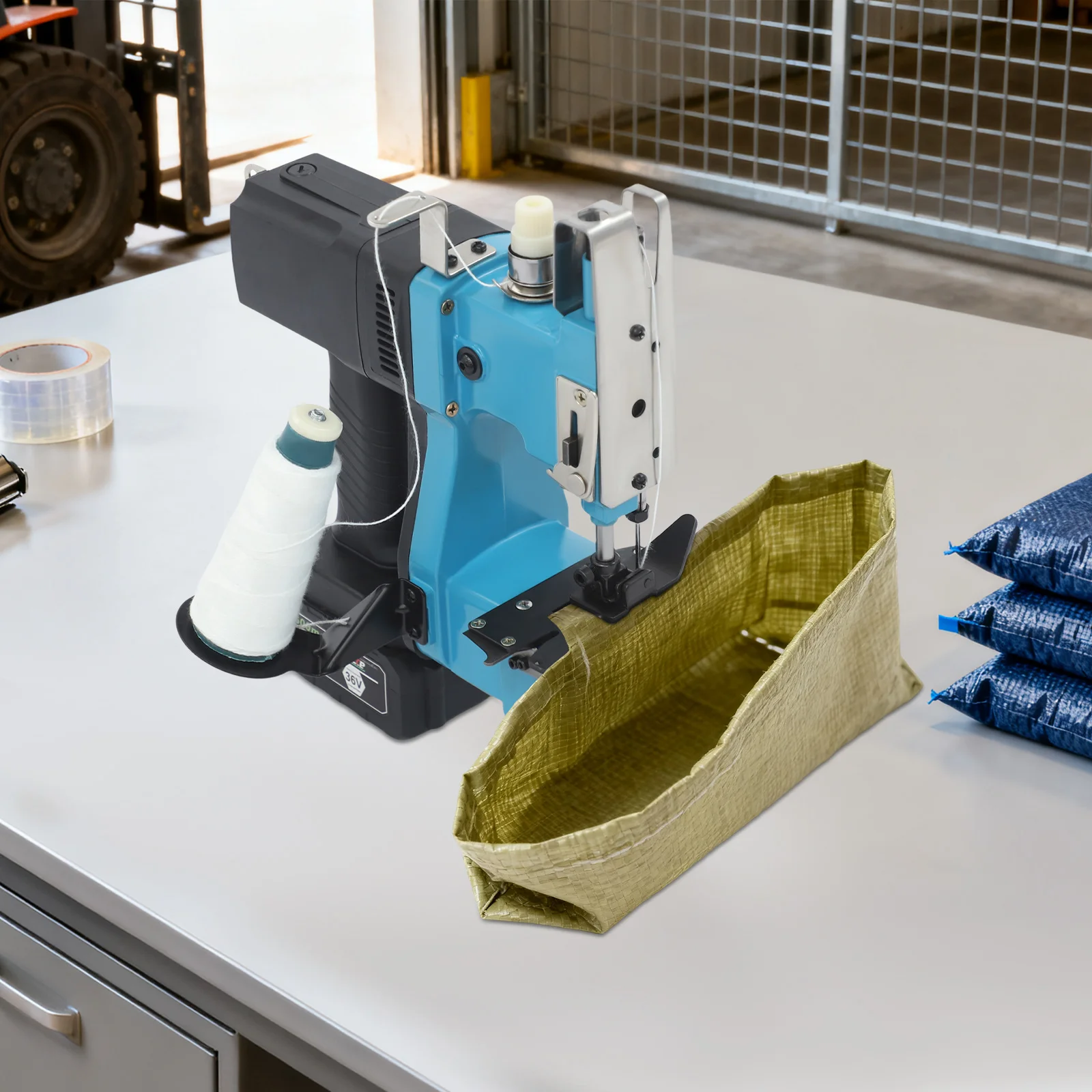 Machine à coudre portative pour sacs, machine à coudre automatique