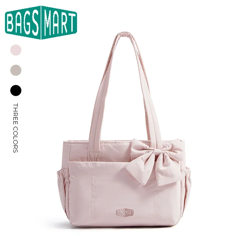 BAGSMART Sac fourre-tout universitaire Sac à bandoulière rembourré pour femme
