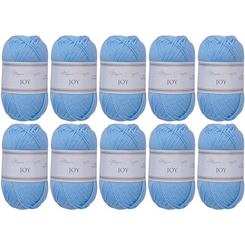 Utopia Crafts JOY Lot de 10 pelotes de fil à