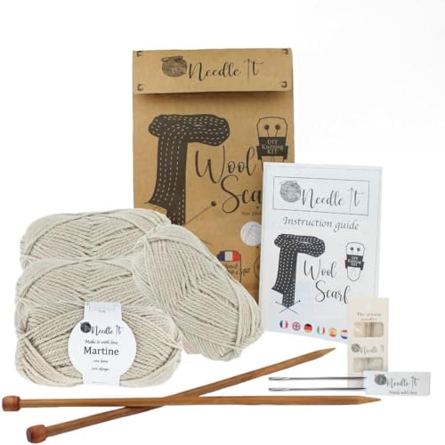 Needle It – Kit Tricot pour débutant complet avec aiguilles