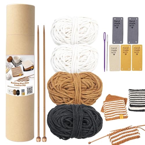 Kit Tricot Pour Débutant Adulte Complet Avec Aiguilles À Tricot