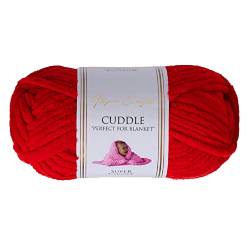 Utopia Crafts Cuddle Laine Chenille, Fil Chenille, Pelote de Laine