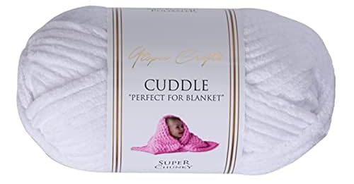 Utopia Crafts Cuddle Laine Chenille, Fil Chenille, Pelote de Laine
