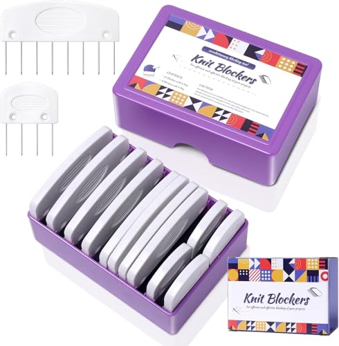 Knit Blockers Box, Aiguilles à Peigne, Bloqueurs de Tricot, Tricot