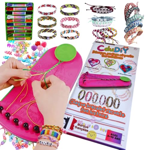 Cdudiy Kit Bracelet Bresilien et d'Amitié avec Notice en Français