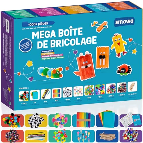 Smowo® Kit de Bricolage - Boîte Créative Colorée Mega pour