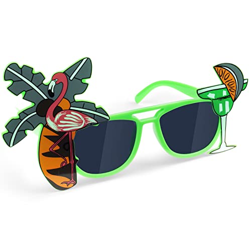 flintronic Hawaii Lunettes de Soleil, Lunettes de Soleil Drôles de