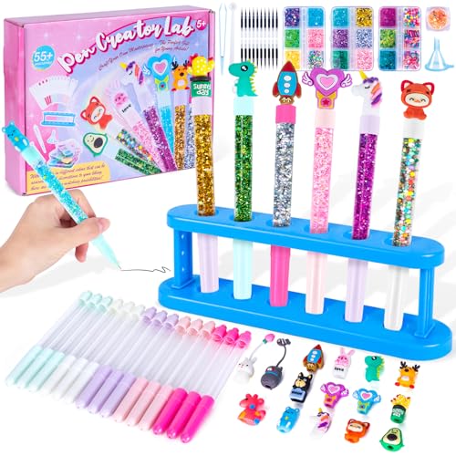 FGZU Atelier de Stylos Bricolage Enfant, idée Cadeau Fille 4