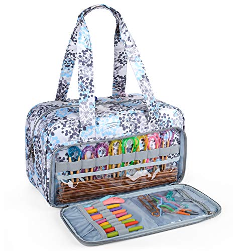 CURMIO Sac de Rangement de Fil, Sac fourre-Tout à Tricoter