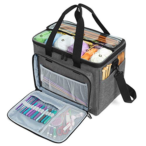 Teamoy Sac Fourre-Tout pour Le Stockage de la Laine, Sac