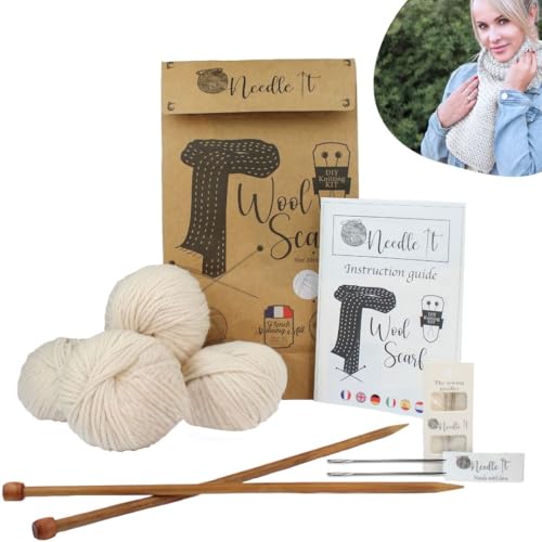 Needle It – Kit Tricot pour débutant complet avec aiguilles