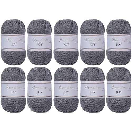 Utopia Crafts JOY Lot de 10 pelotes de fil à