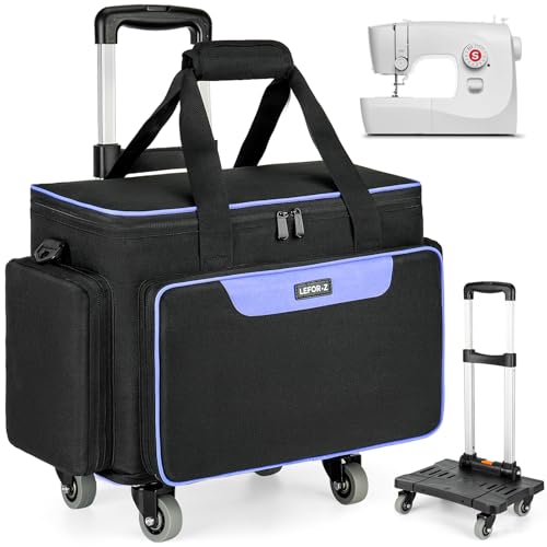LEFOR·Z Sac à roulettes de Machine à Coudre est Détachable,Sac