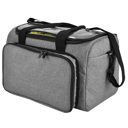 Reessy Sac à tricoter, grand sac de rangement pour crochet