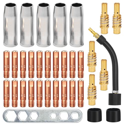 Kit de Torche de Soudage, 34 Pcs Embouts de Contact