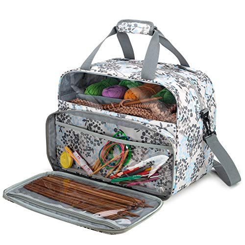 Teamoy Sac de Tricot Rangement pour Pelote de Laine, Sac