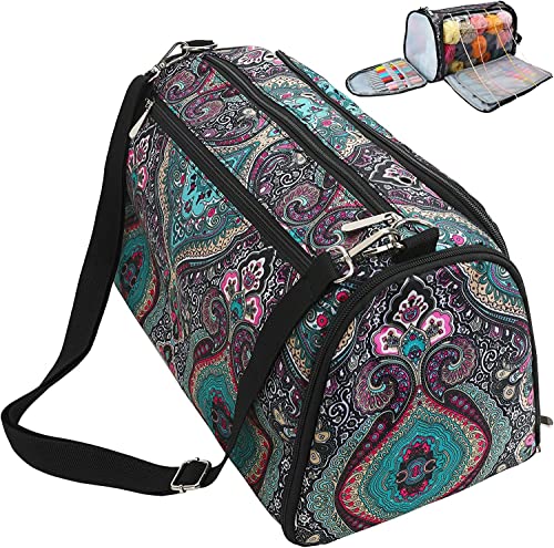 JOZEA Sac de rangement pour laine, crochets et autres accessoires