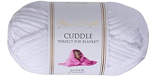 Utopia Crafts Cuddle Laine Chenille, Fil Chenille, Pelote de Laine