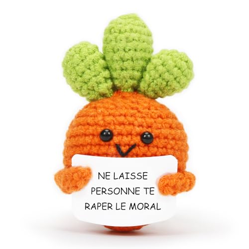 Carotte Positive, Carotte Positive en français, Peluche Poupées avec Carte