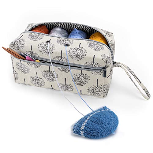 Luxja Sac à Pelote de Laine, Sac pour Tricot et