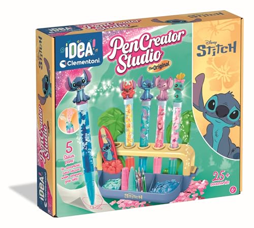 Clementoni | Stylos Stitch à Personnaliser pour Enfants 6+ |