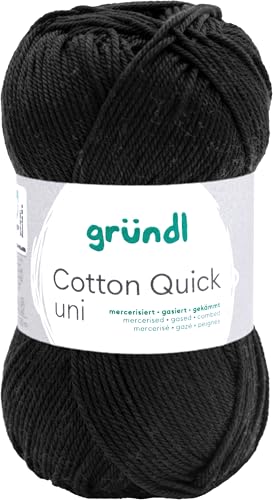 Gründl Laine Cotton Quick uni - laine fine pour crocheter