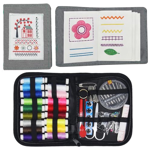 Kit Complet de Broderie pour Adultes & Débutants – Livre