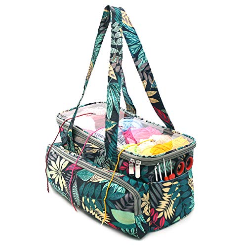 SumDirect Sac de rangement pour fil à tricoter, sac d'organisation