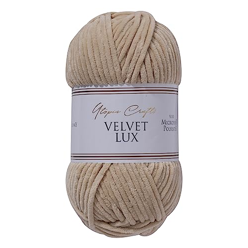 Utopia Crafts Velvet Lux Fil Chenille Velours Doux 100g –