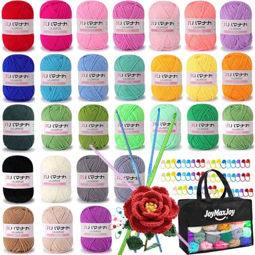 Pelote de laine à tricoter 28 x 25 g -