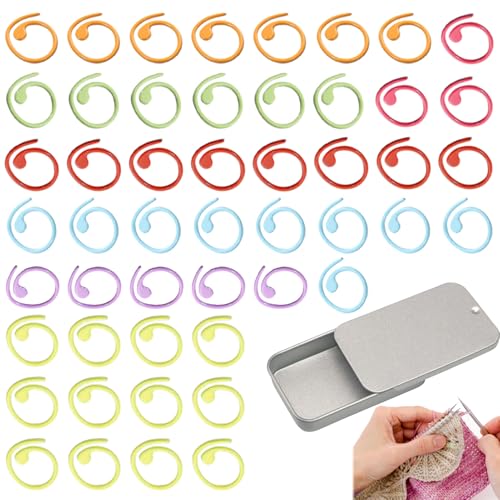 BOULESENM 50 pieces Marqueur Tricot, Marqueurs de Mailles pour Crochet