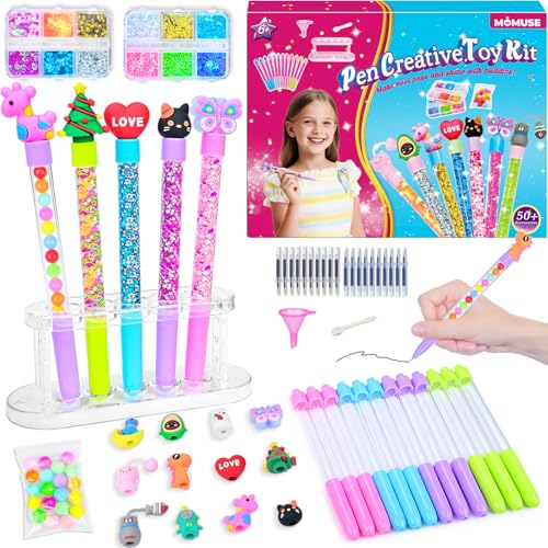MOMUSE Fabrique a Stylo 50PCS, Atelier des Stylos Personnalisé, Kit