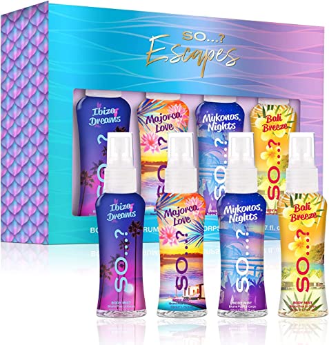 So…? Summer Escapes Coffret Cadeau Brume Corporelle Parfumée Pour Femme