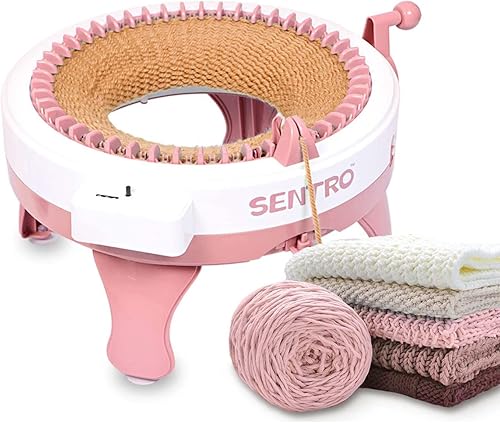 SENTRO Machine à tricoter, machine à tricoter avec 48 aiguilles