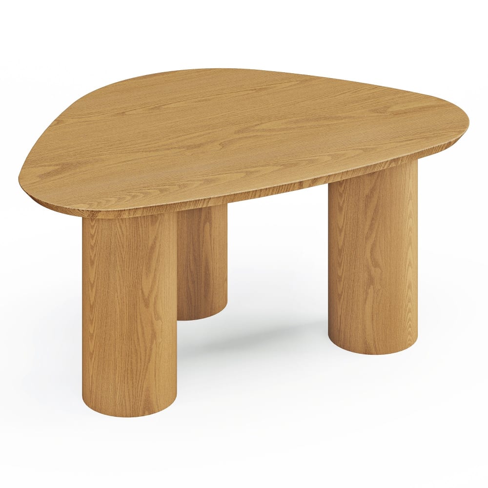 Table basse bois clair 80cm