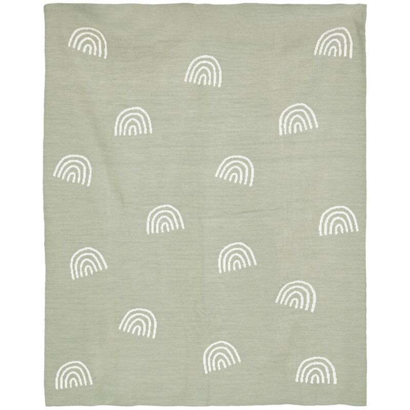 Couverture pour enfant, motif arc-en-ciel, 100 x 80 cm